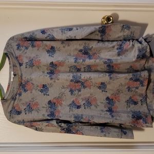 Women's Maurices flowered sweatshirt